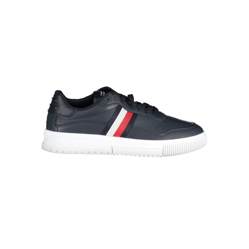 Blaue Leder Herren Sneaker