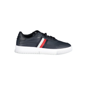 Blaue Leder Herren Sneaker
