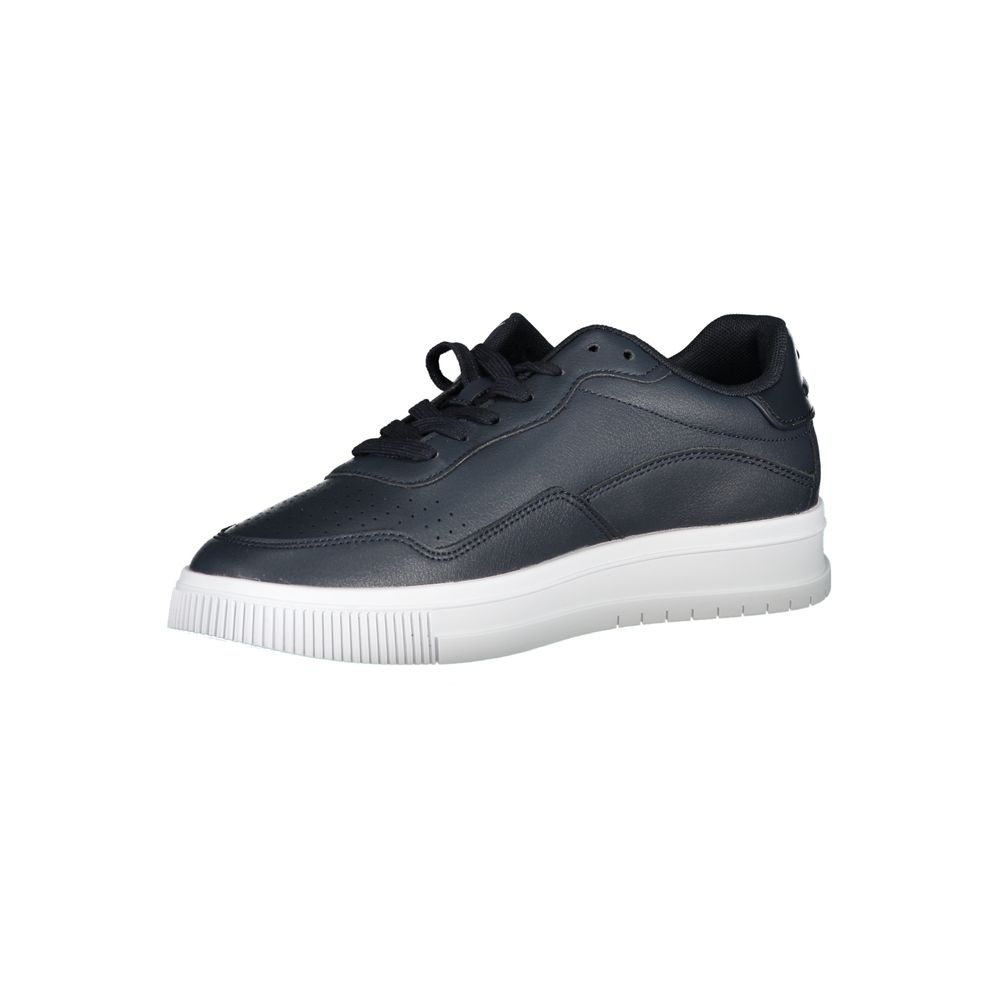 Blaue Leder Herren Sneaker