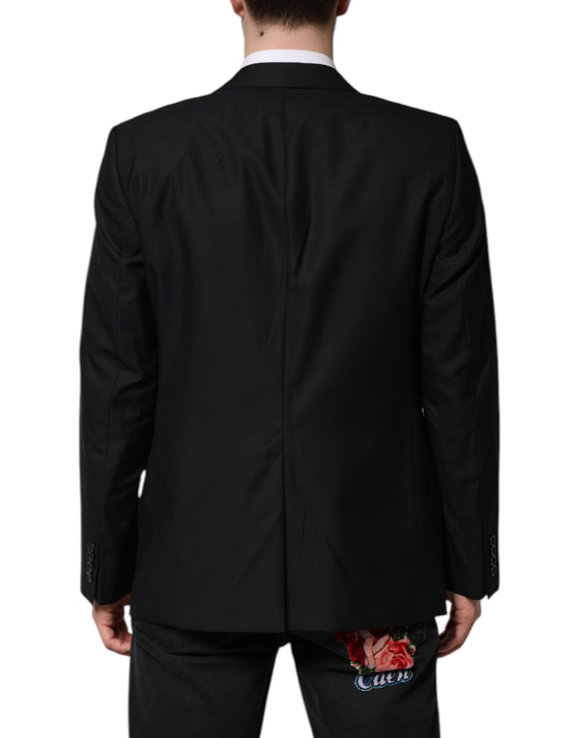 Dunkelblaue MARTINI Wollblazer-Manteljacke