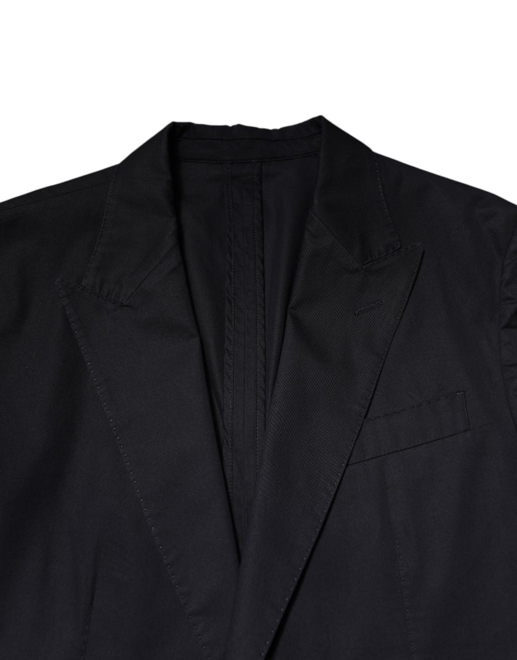 Dunkelblaue Anzugjacke aus Baumwolle TAORMINA