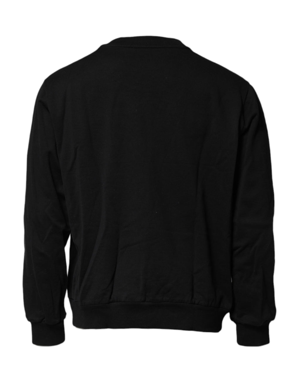 Dolce & Gabbana Black Logo Embroidery Sweatshirt Sweater
