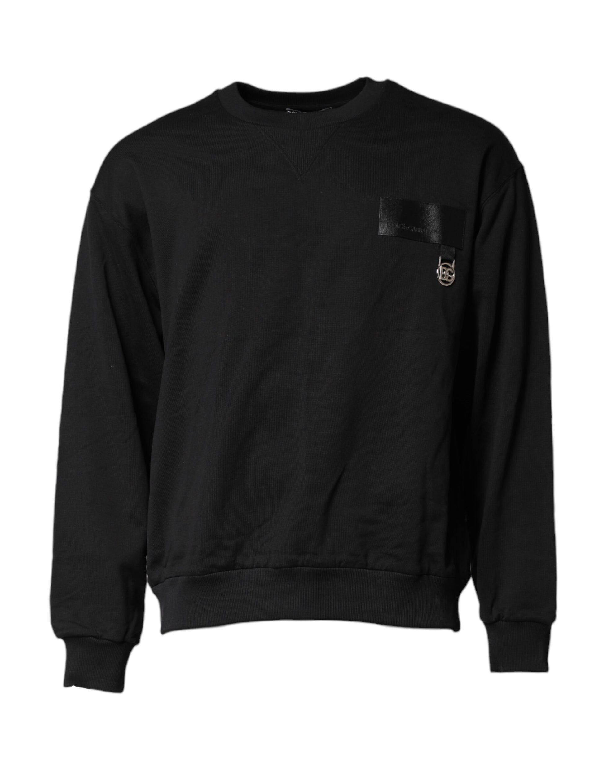 Dolce & Gabbana Black DG Logo Crew Neck Sweatshirt Sweater