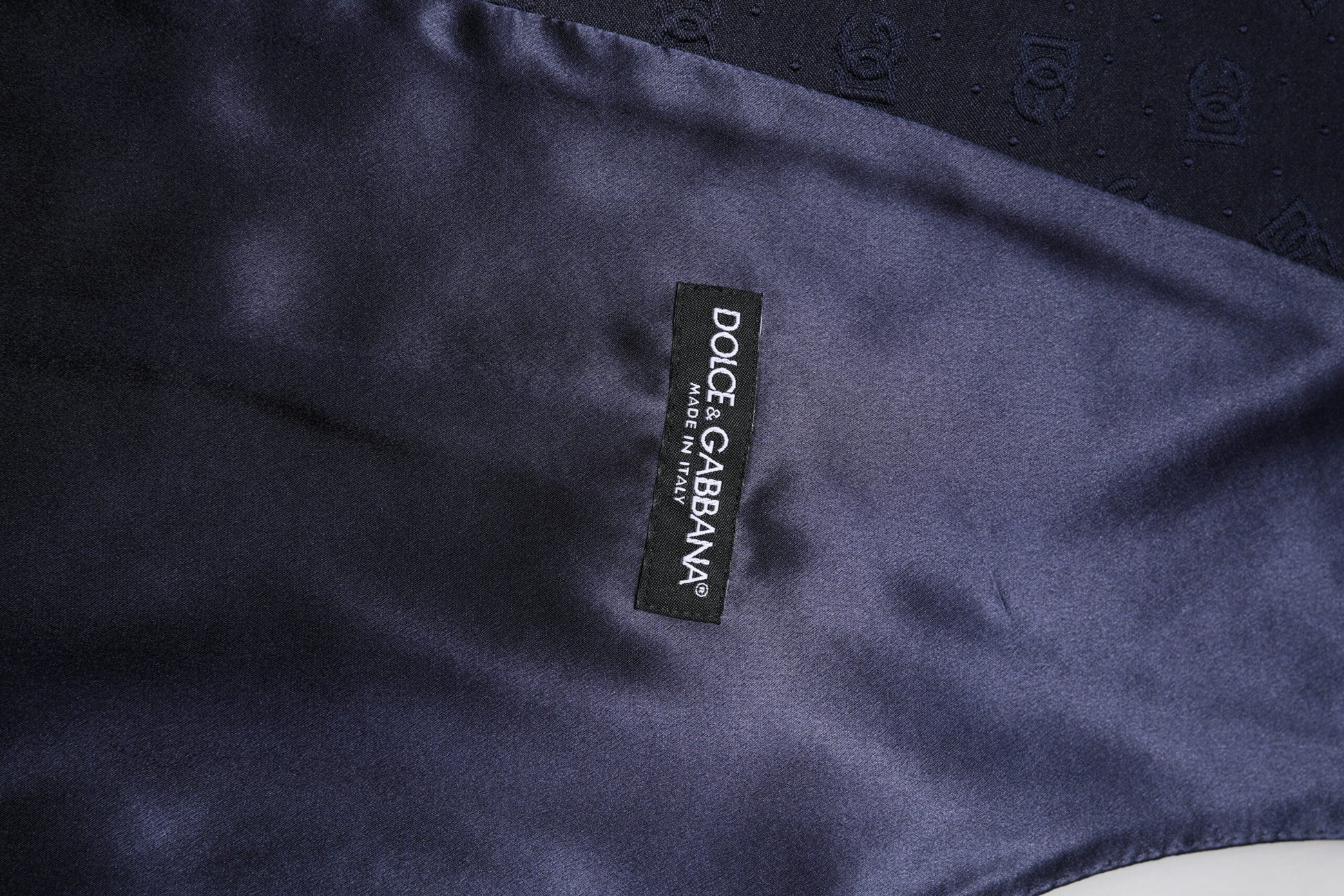 Dunkelblaue Weste aus Wolle mit Logo für formelle Herren