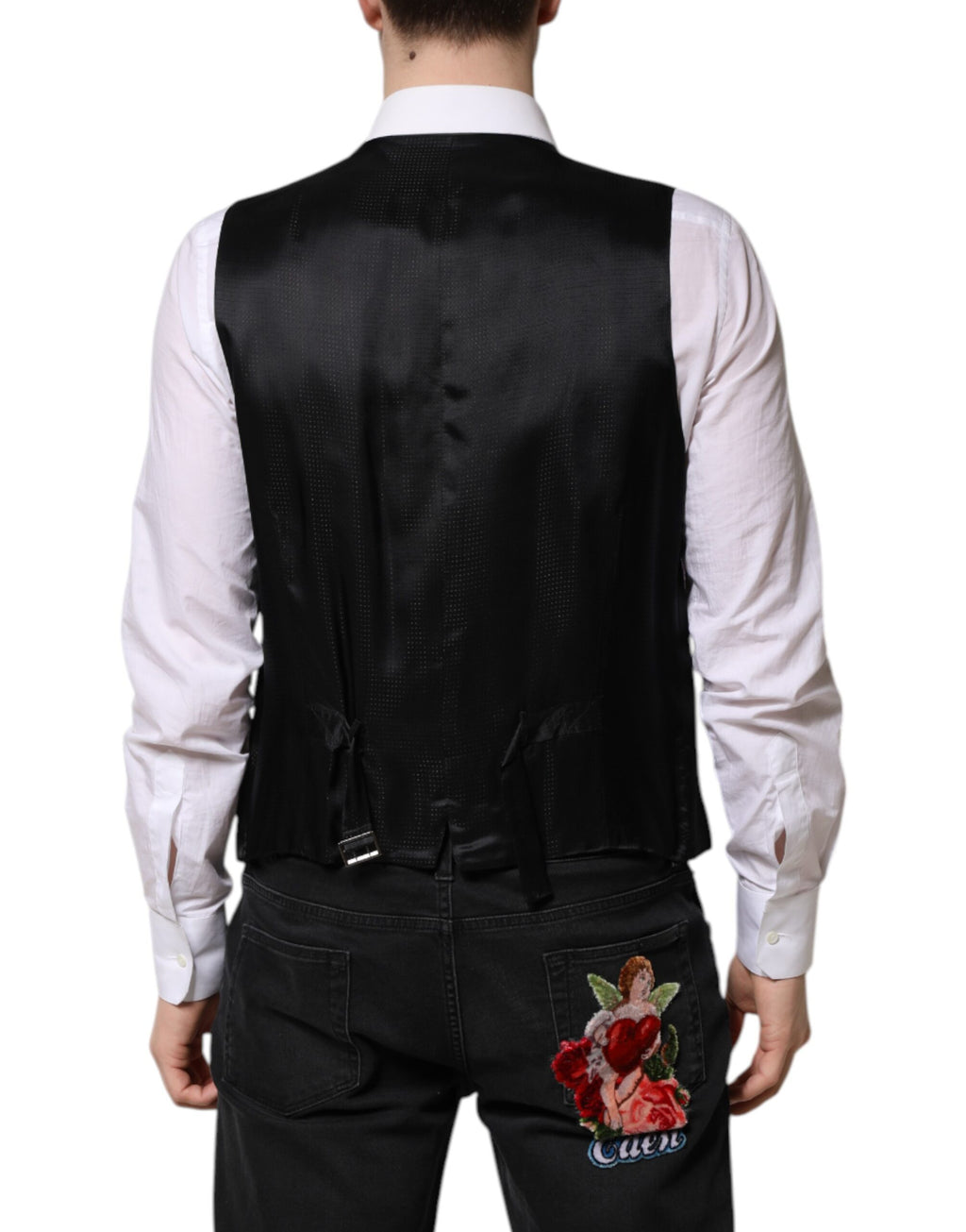 Lila Paillettenkleid Formale Weste