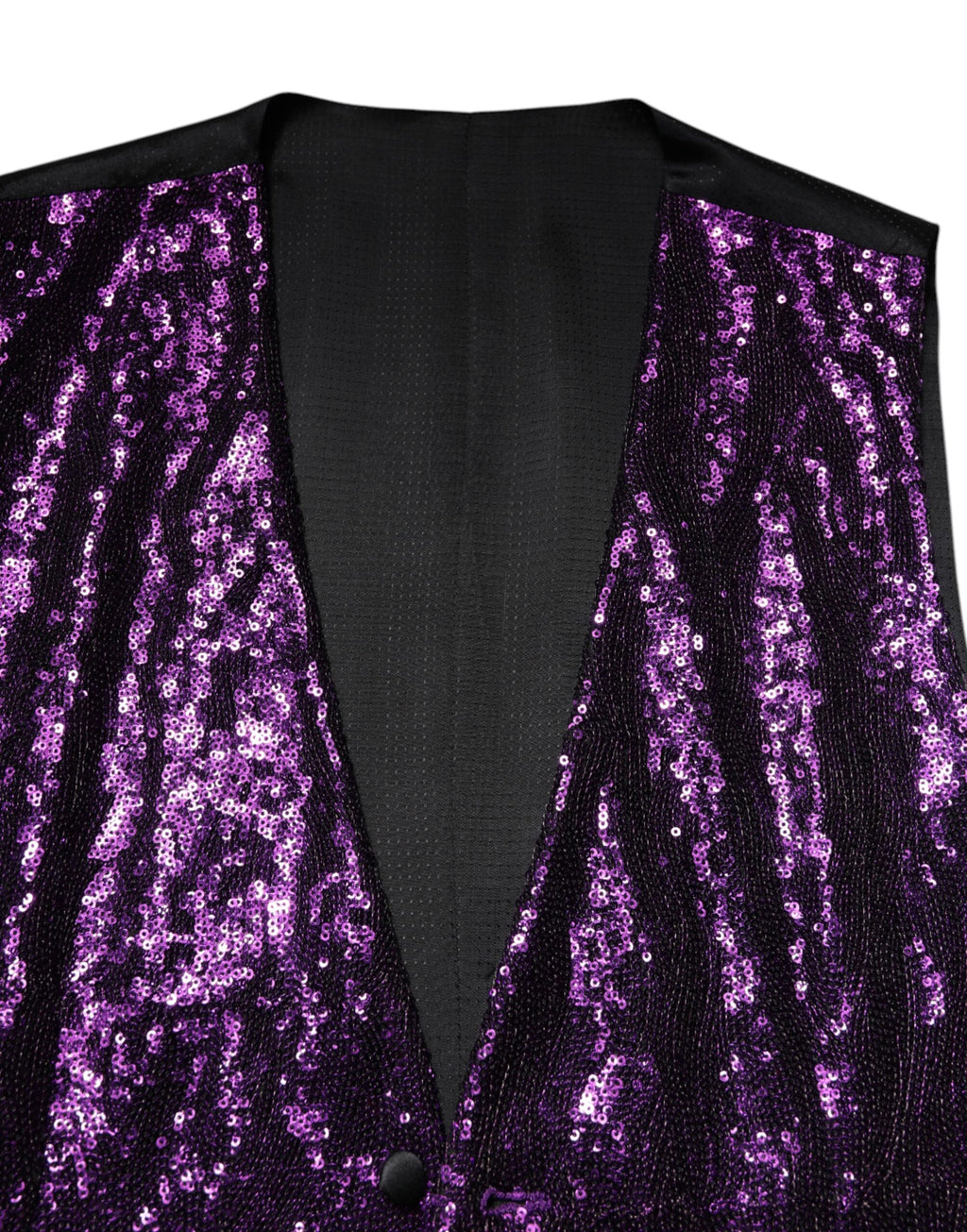 Lila Paillettenkleid Formale Weste