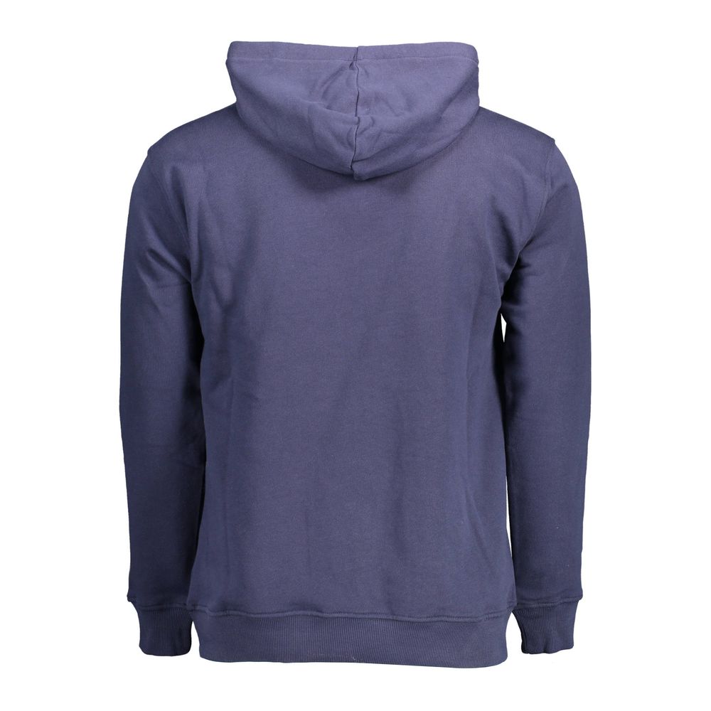 Blauer Baumwollpullover für Herren