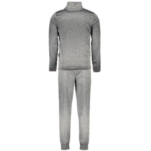 Gray Polyester Men Sweater