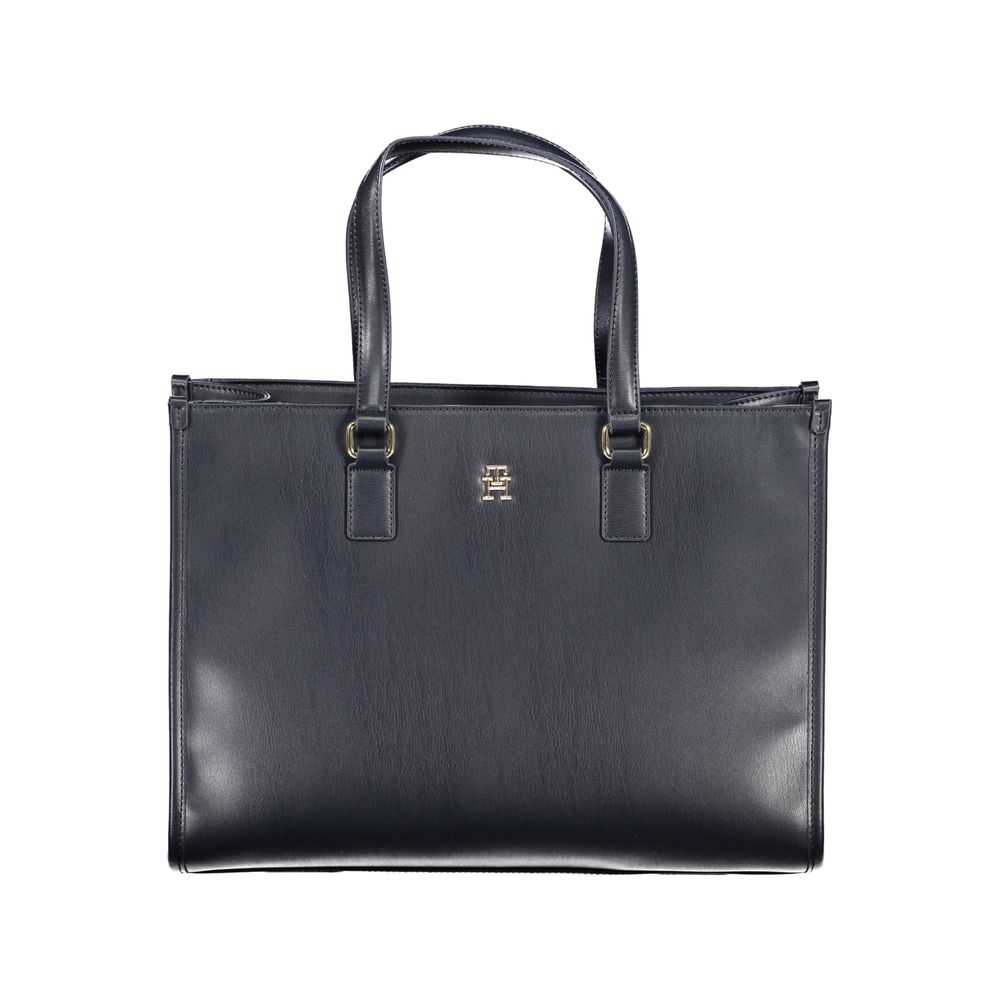 Blaue Handtasche aus Polyethylen