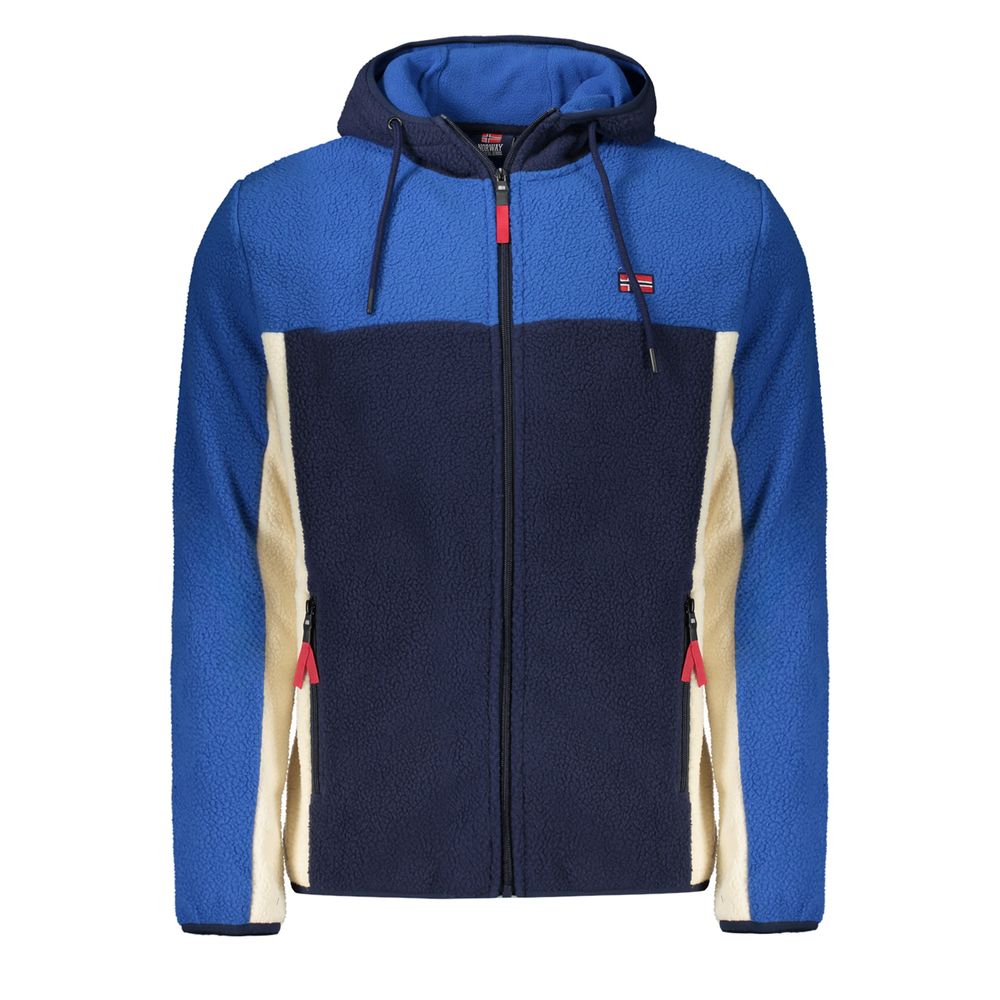 Blaue Polyester-Herrenjacke