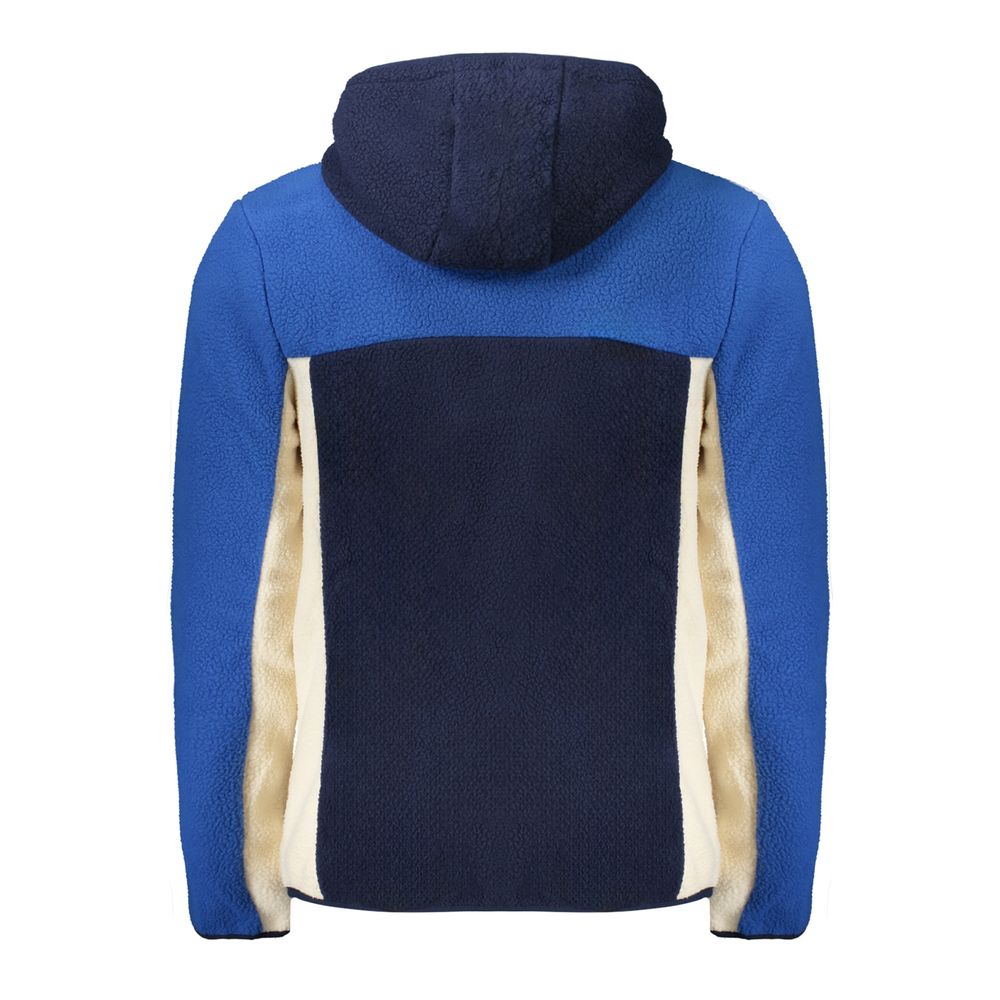 Blaue Polyester-Herrenjacke