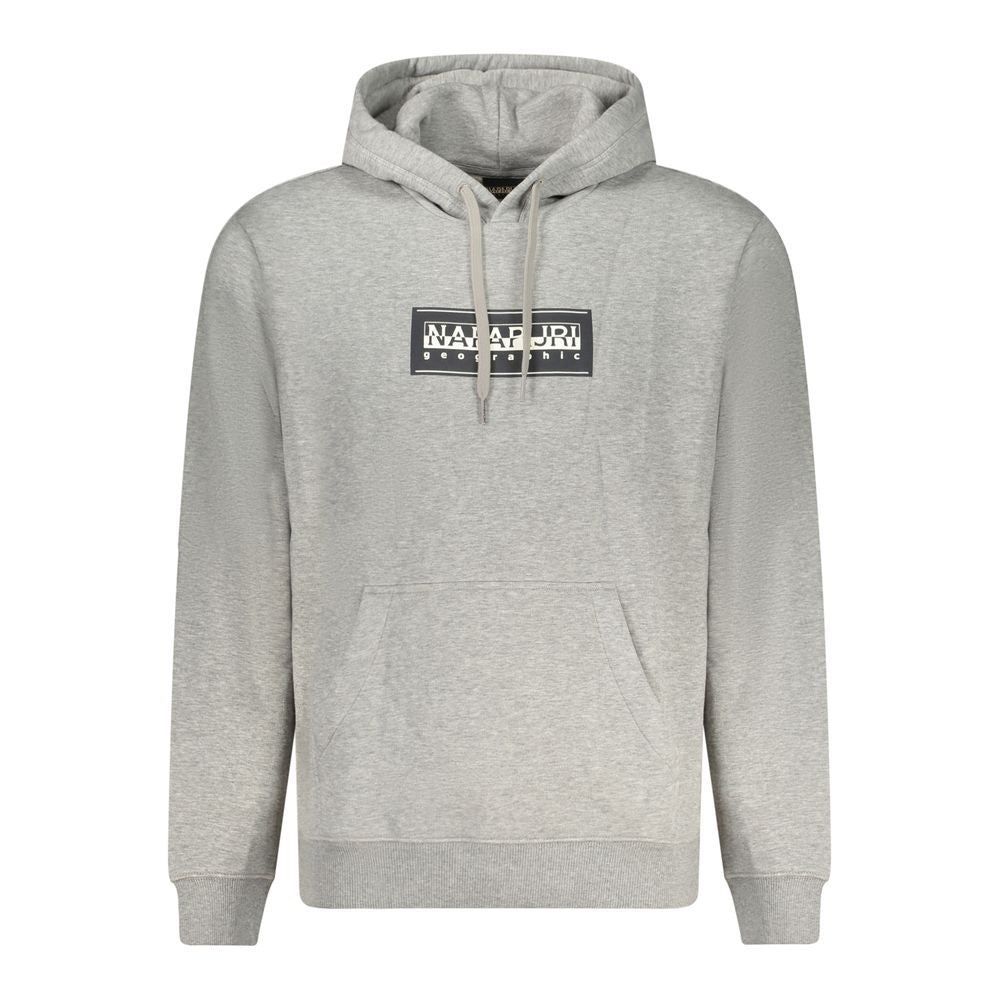 Grauer Baumwollpullover