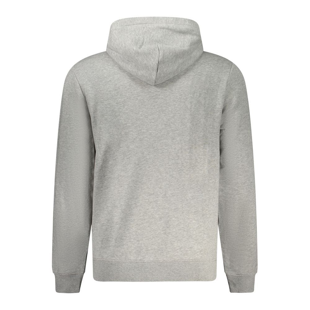 Grauer Baumwollpullover