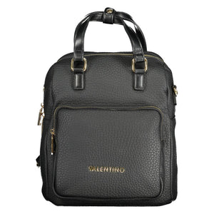 Schwarzer Polyethylen-Rucksack für Damen