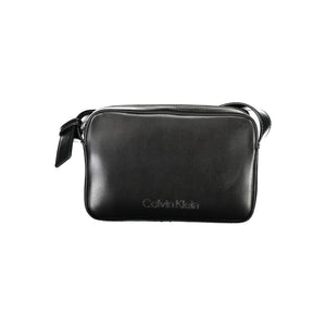 Schwarze Polyester Damen Handtasche