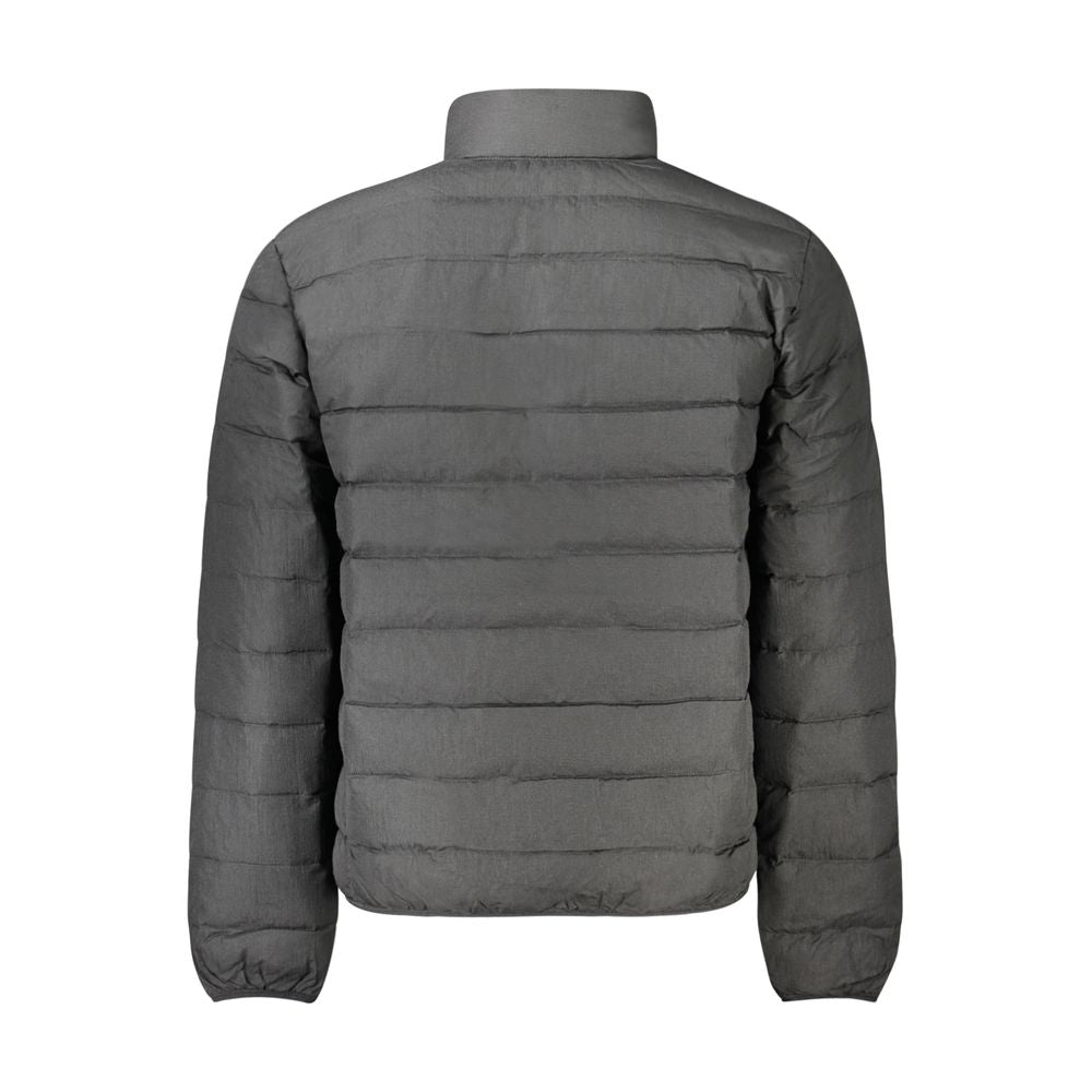 Schwarze Polyamid-Herrenjacke