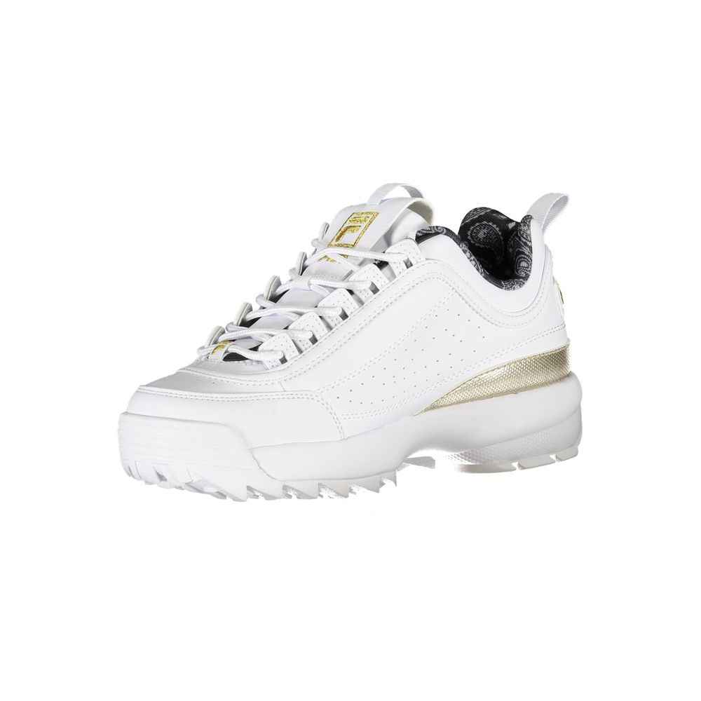 Exquisite weiße Schnür-Sneaker