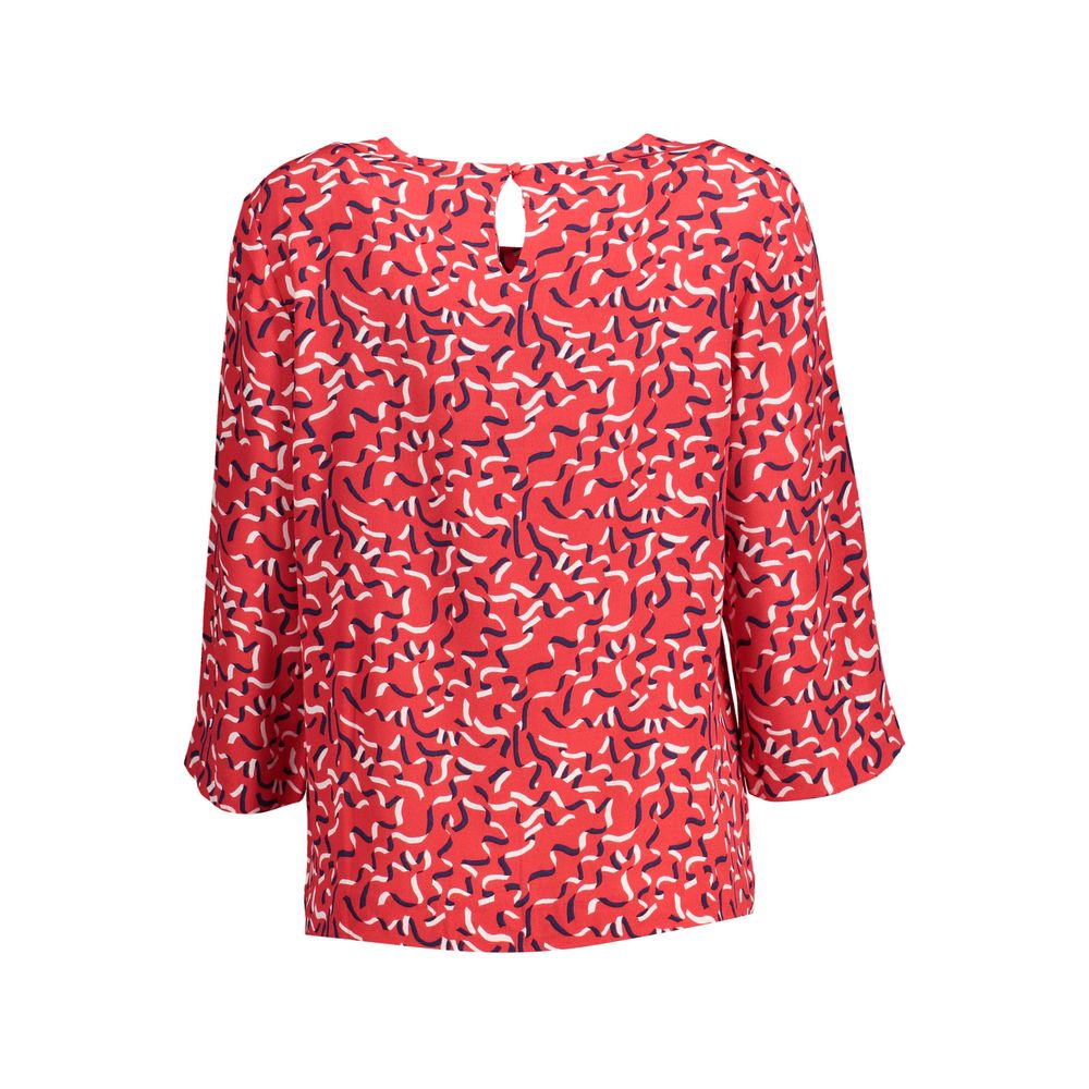 Roter Viskose-Pullover für Damen