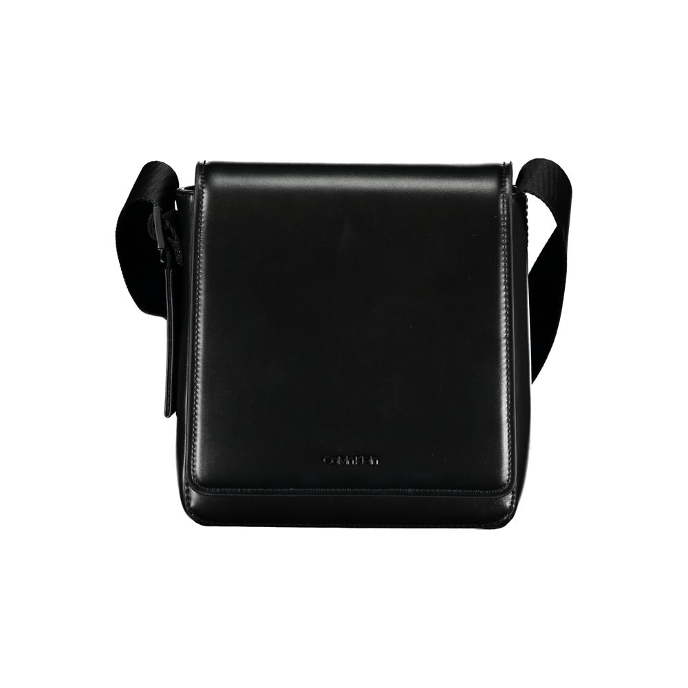 Elegante schwarze Umhängetasche mit Logodetail