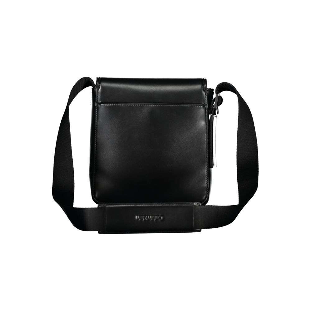 Elegante schwarze Umhängetasche mit Logodetail