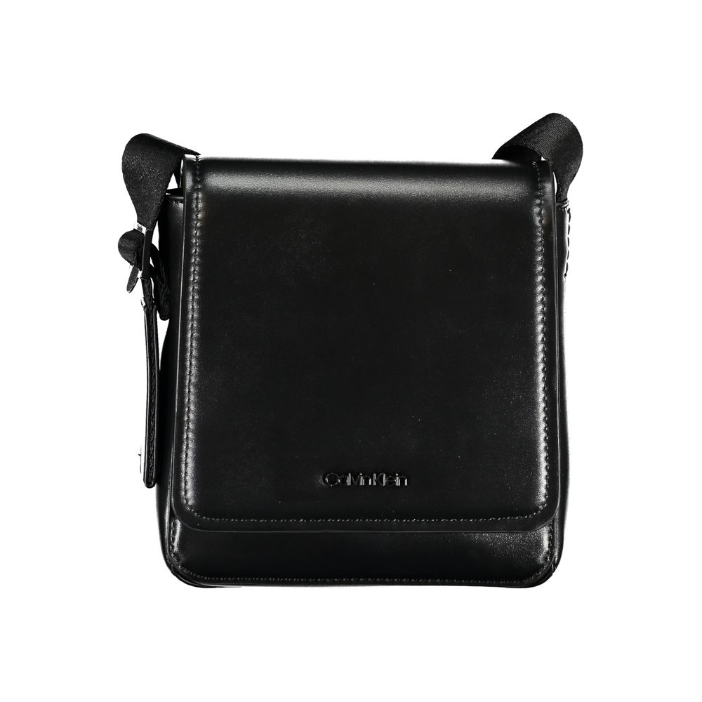 Elegante schwarze Umhängetasche mit Logodetail