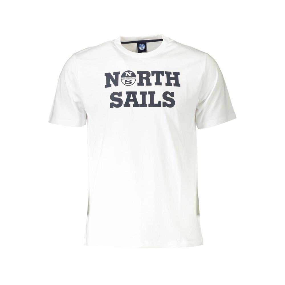 Weißes Baumwoll-Herren-T-Shirt