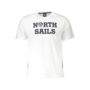 Weißes Baumwoll-Herren-T-Shirt