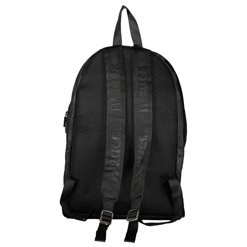 Eleganter, urbaner schwarzer Rucksack mit Laptopfach