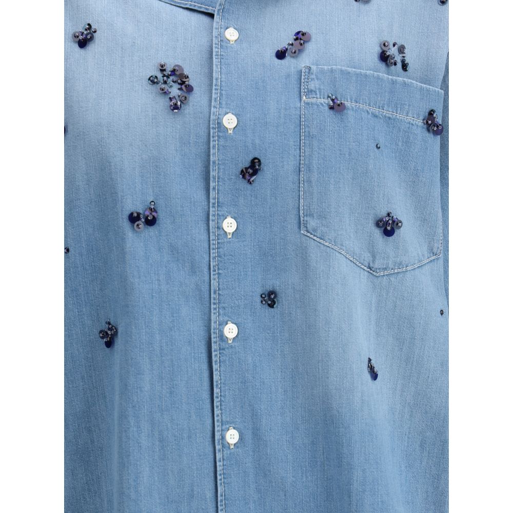 Kurzärmliges Jeanshemd