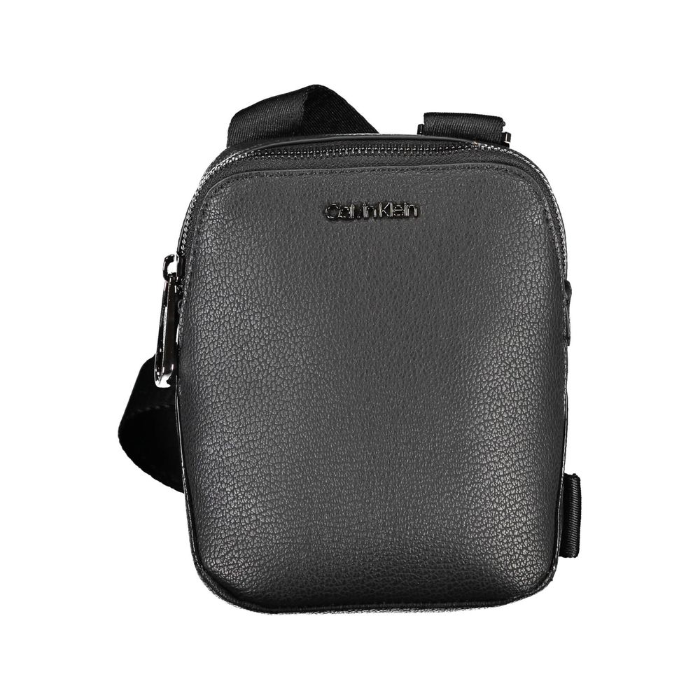 Elegante schwarze Umhängetasche mit Logodetail