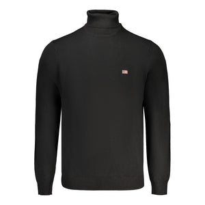 Schwarzer Polyesterpullover
