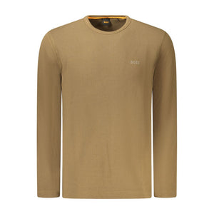 Brauner Baumwollpullover für Herren