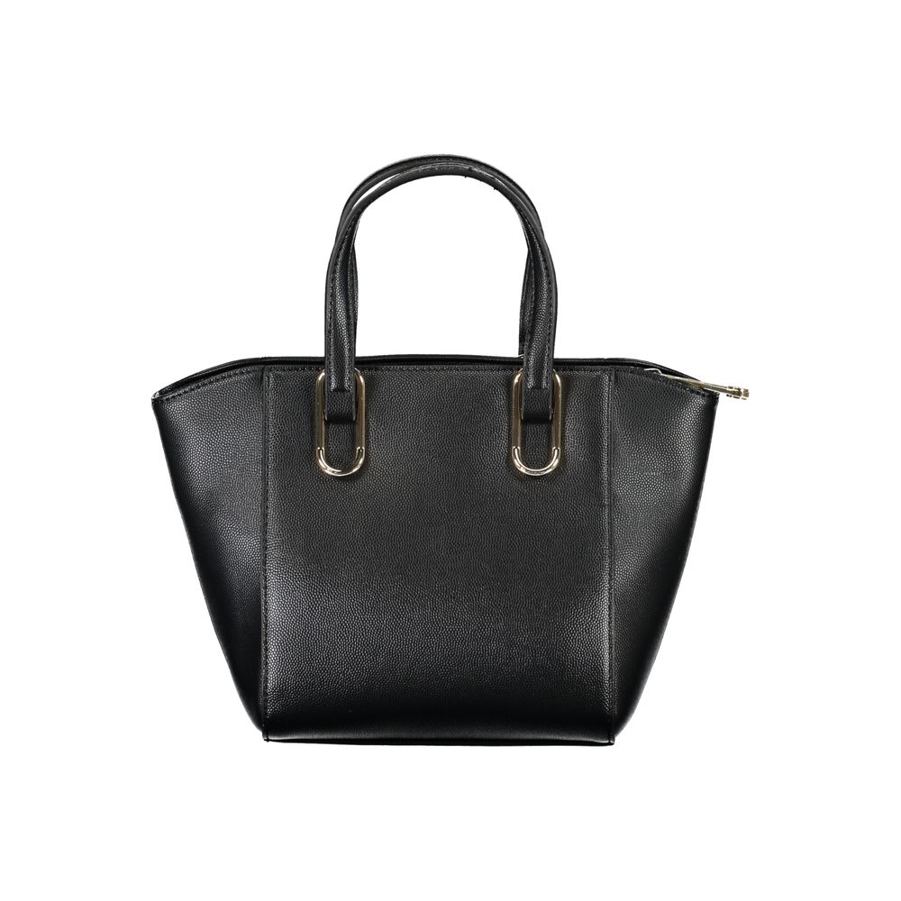 Schwarze Handtasche aus Polyethylen