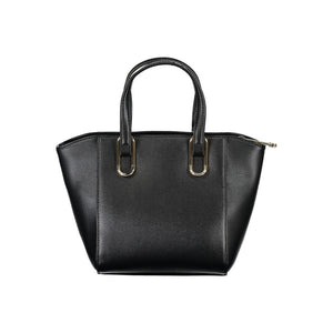 Schwarze Handtasche aus Polyethylen