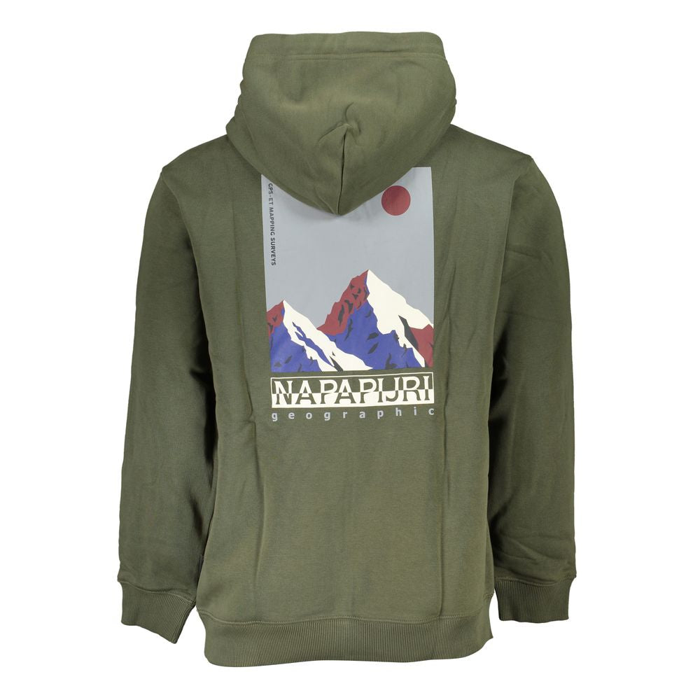 Grüner Baumwollpullover für Herren