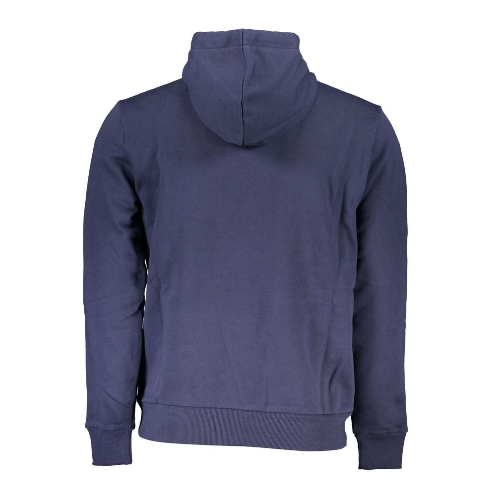Blauer Baumwollpullover für Herren
