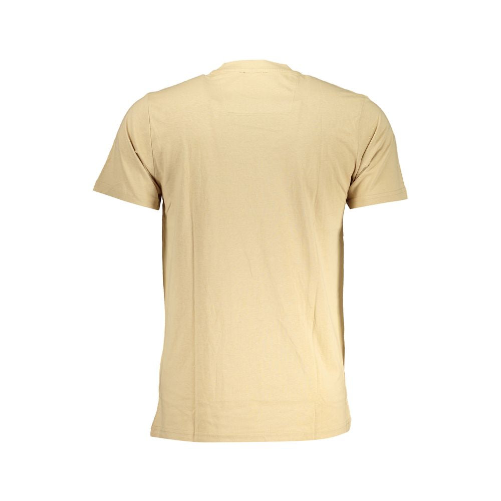 Beiges Baumwoll-T-Shirt
