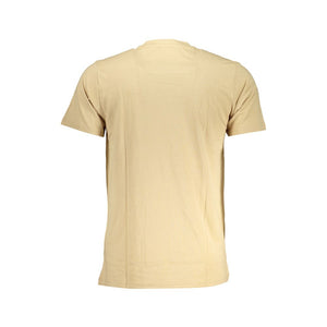 Beiges Baumwoll-T-Shirt