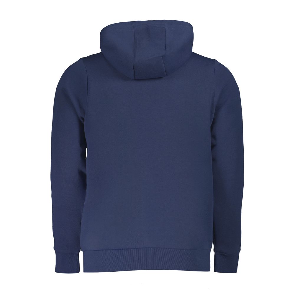 Blauer Herren-Hoodie aus Baumwolle