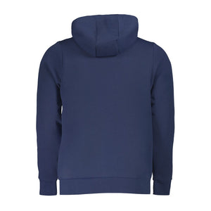 Blauer Herren-Hoodie aus Baumwolle