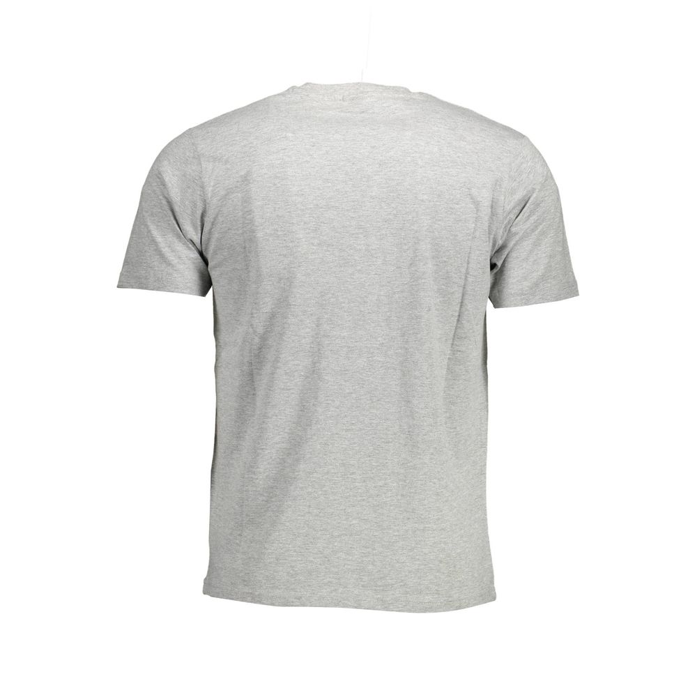 Graues Herren-T-Shirt aus Baumwolle