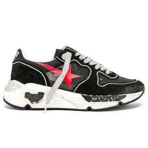 Schwarzer Sneaker aus Kalbsleder