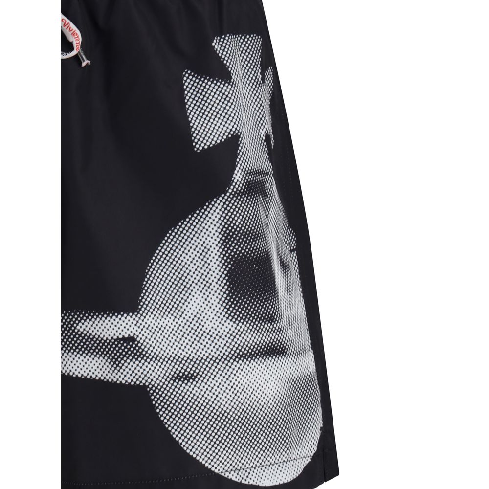Pixel Orb Badeshorts