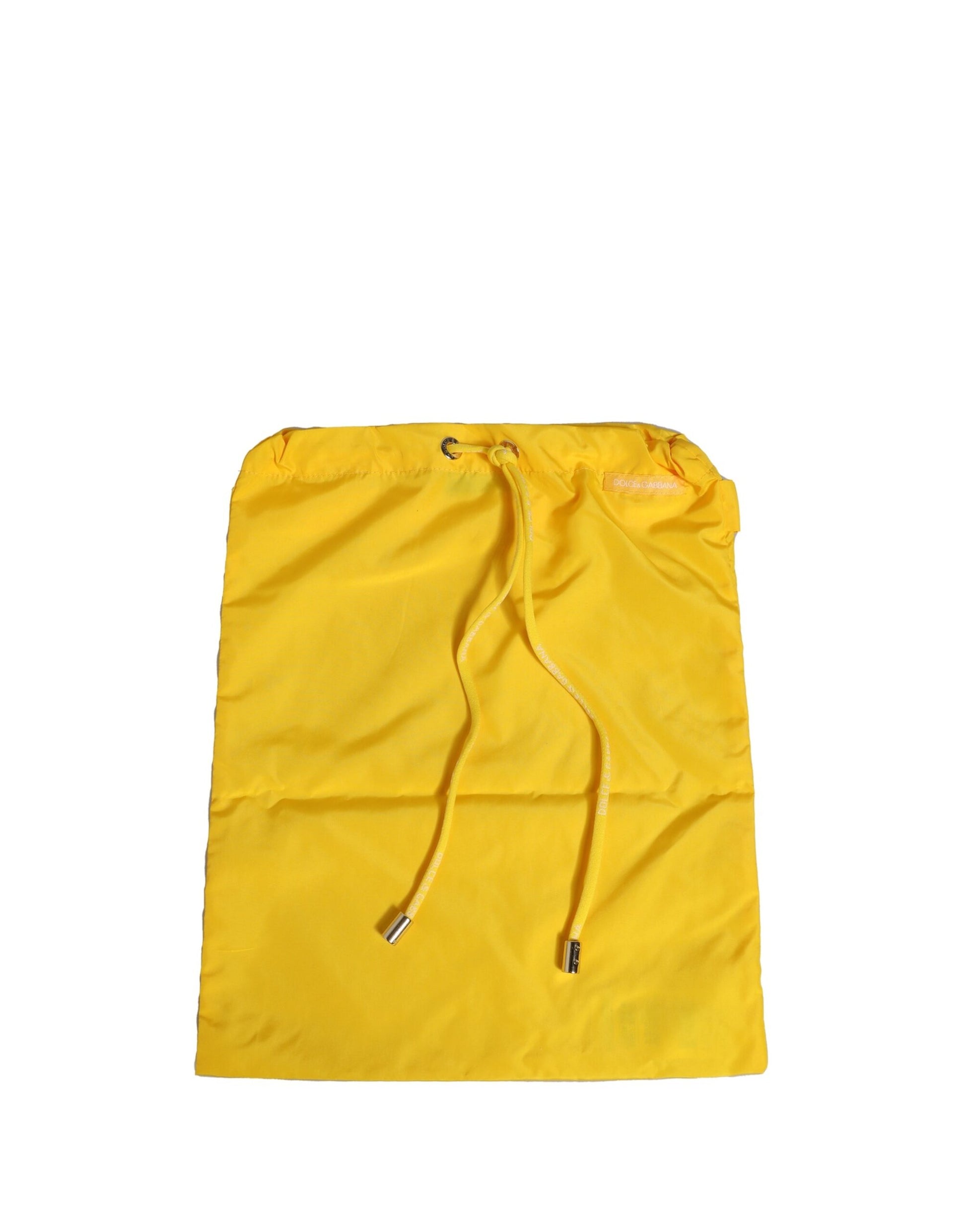 Gelber Bund mit Logo-Strandmode-Slip