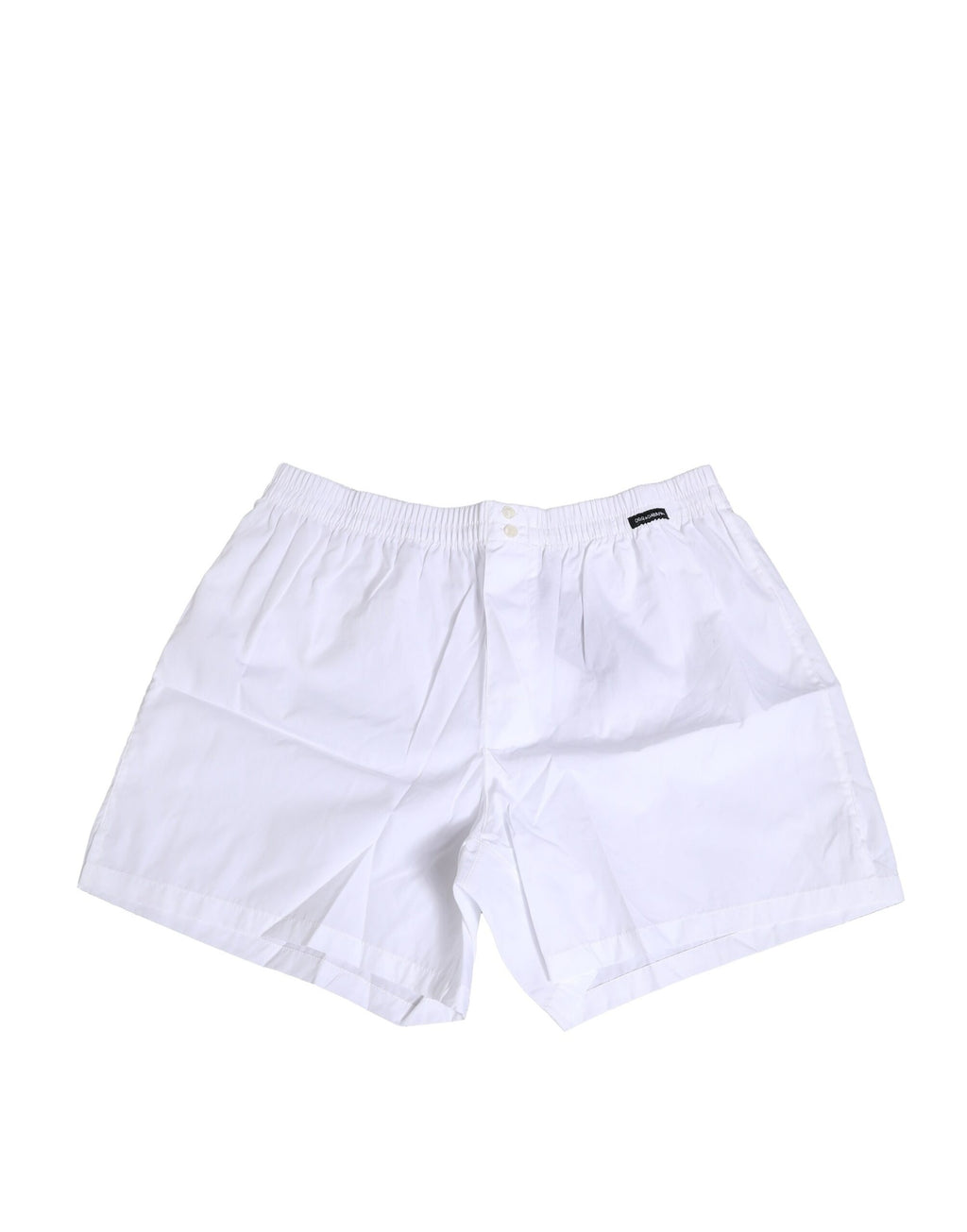 Weiße Boxershorts aus Baumwolle in regulärer Passform