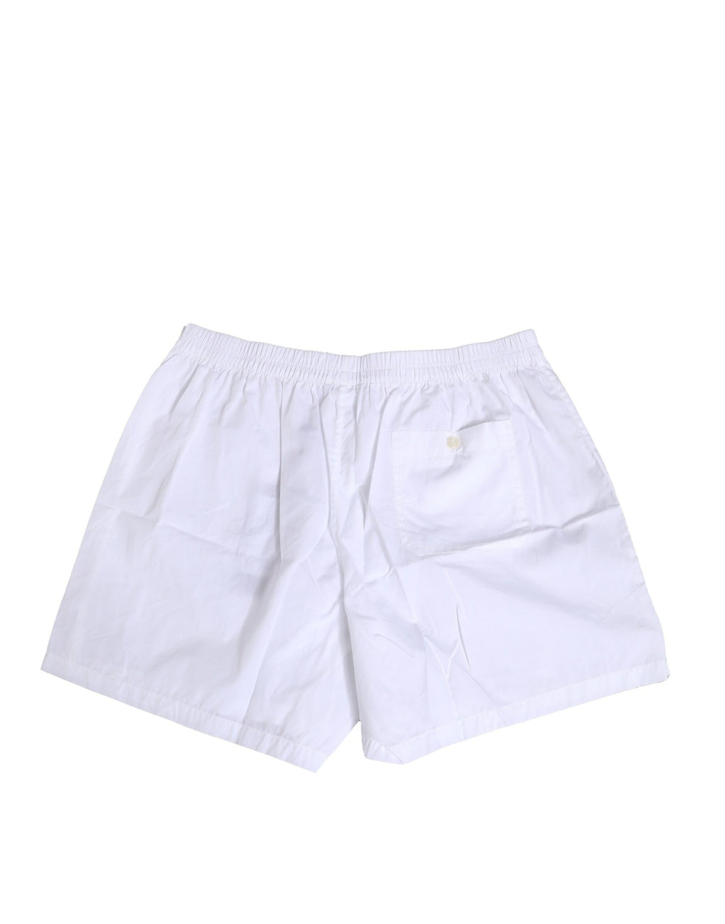 Weiße Boxershorts aus Baumwolle in regulärer Passform