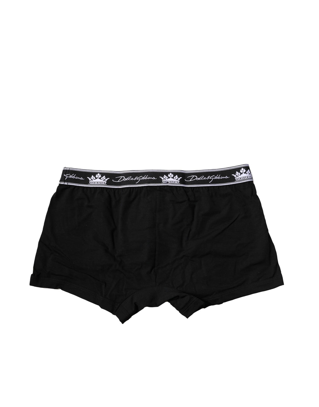 Schwarze Boxershorts aus Baumwollstretch in normaler Passform