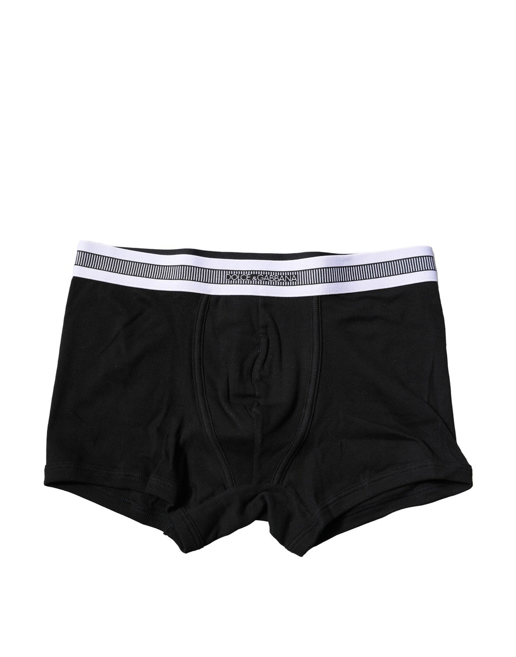 Schwarze Boxershorts aus Baumwollstretch in normaler Passform