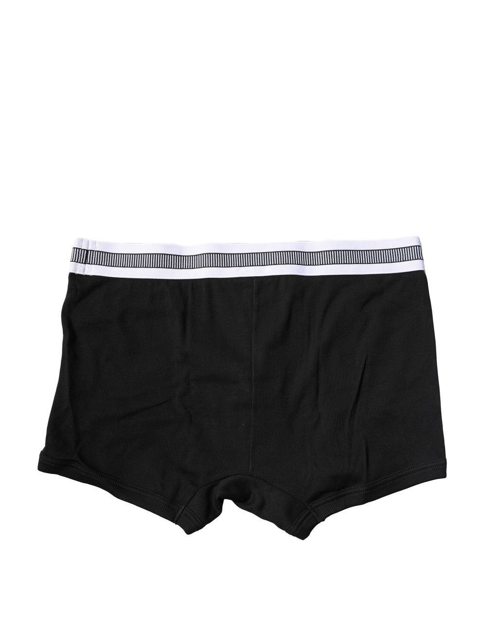 Schwarze Boxershorts aus Baumwollstretch in normaler Passform