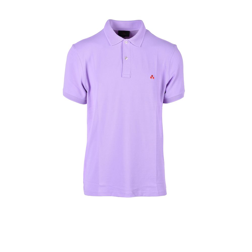 Lilafarbenes Poloshirt aus Polyamid